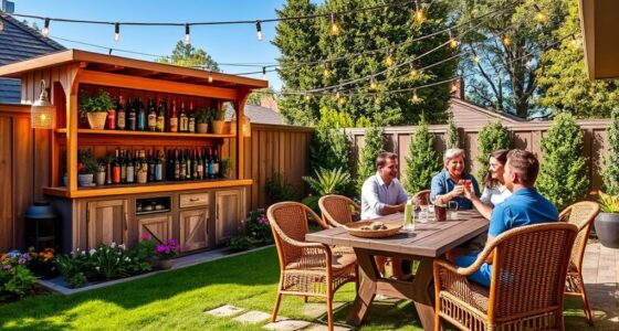 creating backyard garden bar
