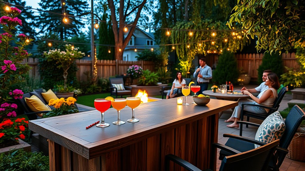 design durable stylish outdoor bar