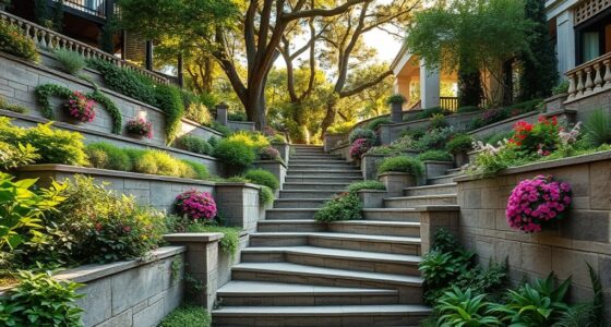 designing tiered outdoor areas