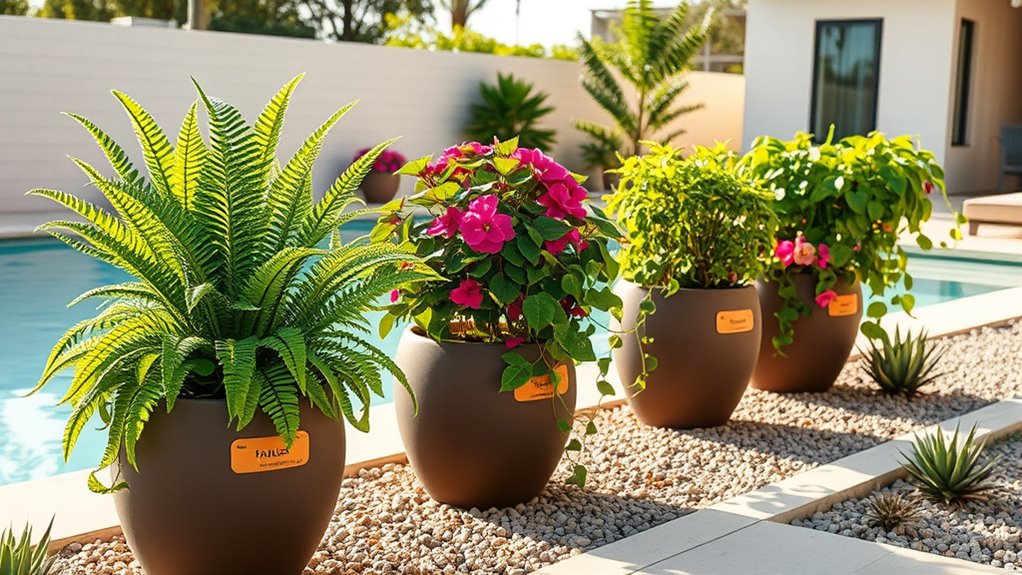 durable containers low maintenance plants