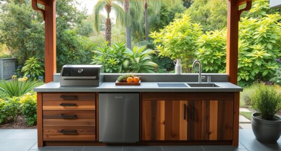 eco friendly outdoor kitchen design