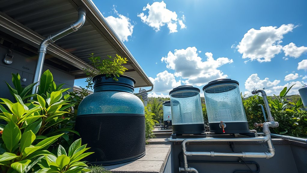 efficient rainwater harvesting setup