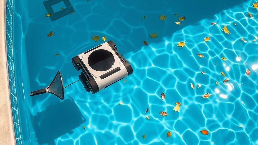 energy efficient automated pool cleaning