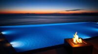 fire lit infinity pool enhancements
