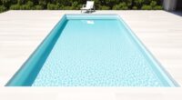 geometric clean lined pool