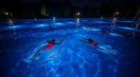 glow in the dark night swim