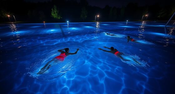 glow in the dark night swim