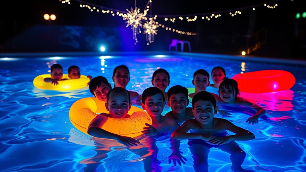 glow in the dark pool safety