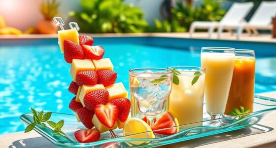healthy poolside snack options