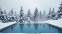 heating cold climate pools