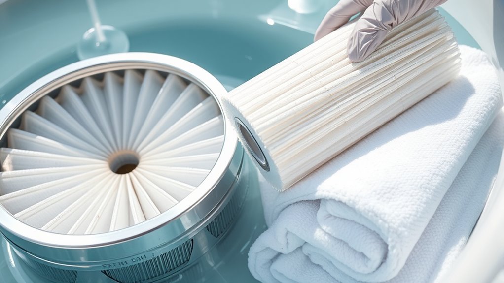 hot tub filter maintenance