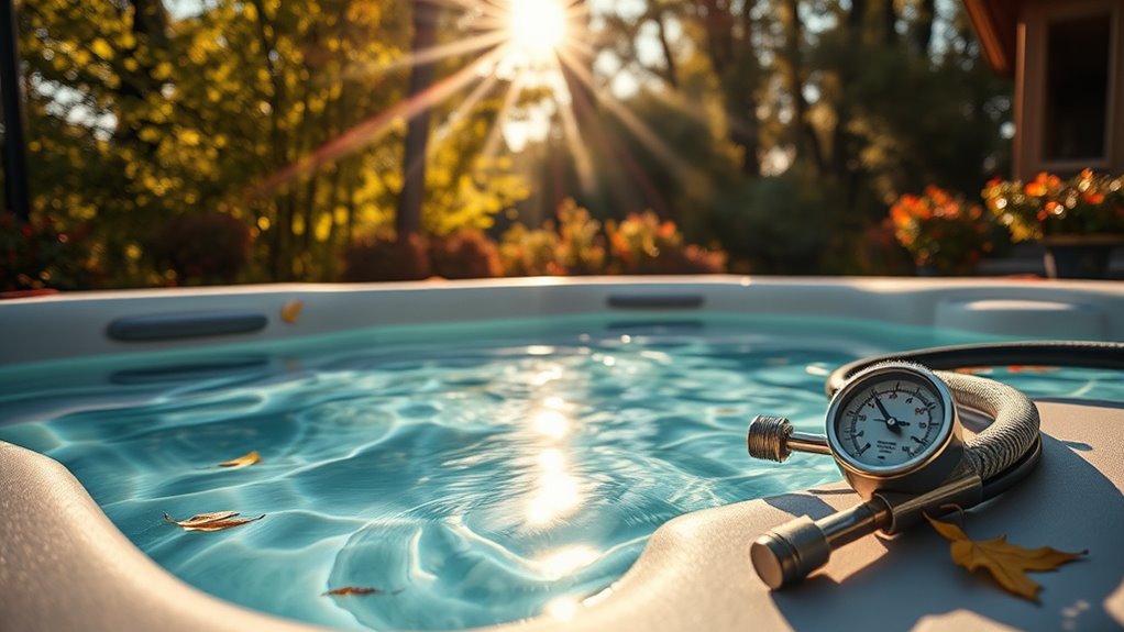 hot tub seasonal maintenance