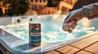 hot tub shock treatment timing