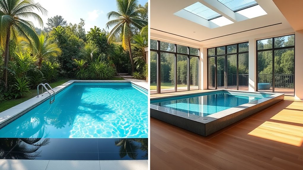indoor vs outdoor pool
