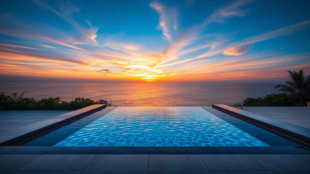 infinity plunge pool aesthetics