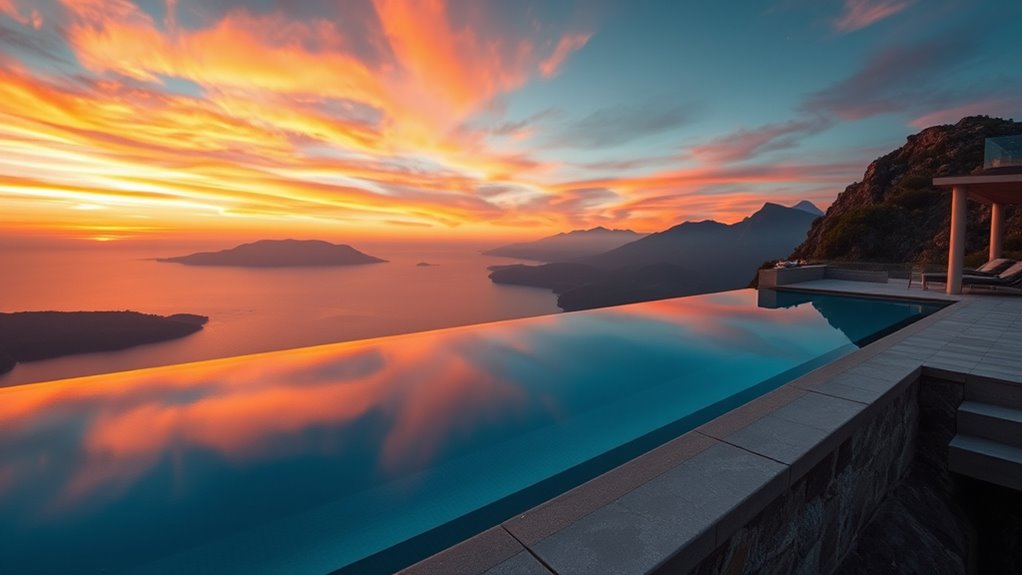 infinity pools blend seamlessly