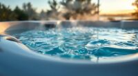 keep hot tub water level