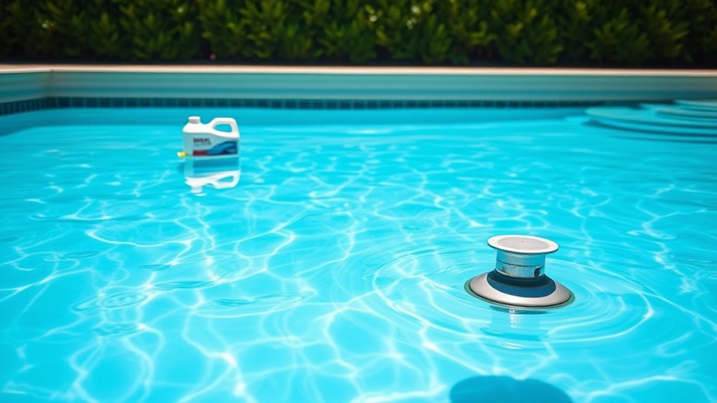 maintain chemical and filtration balance