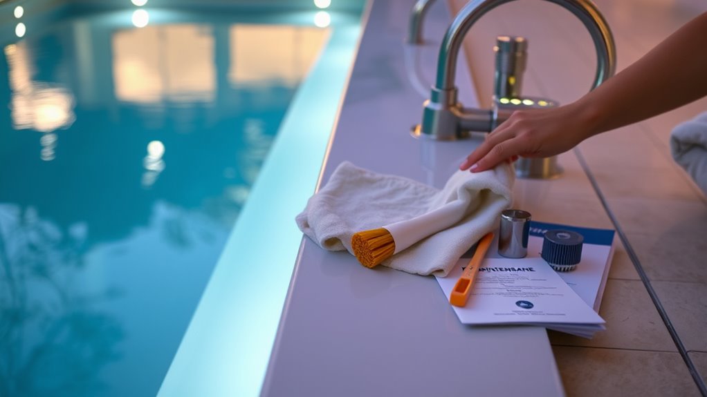 maintain water filter circulation