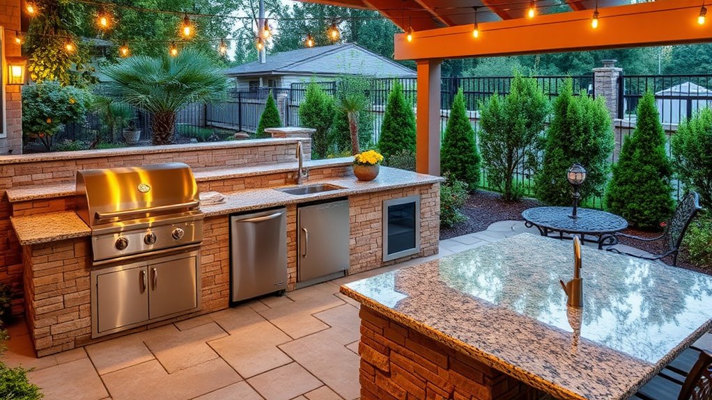 outdoor kitchen design details