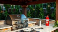 outdoor kitchen safety