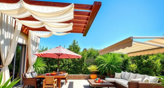 outdoor shade structure options