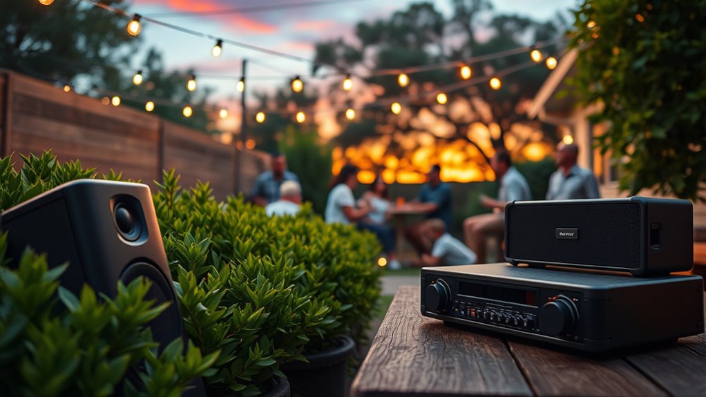 outdoor sound system options