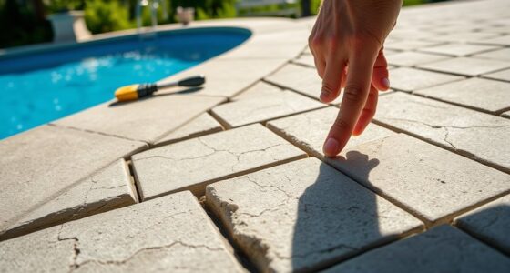 pool deck paver replacement