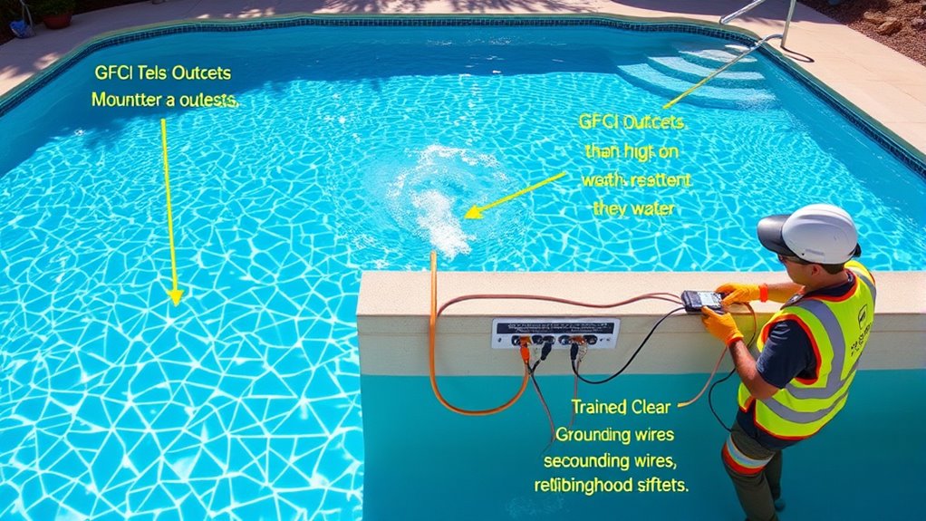 pool electrical shock prevention