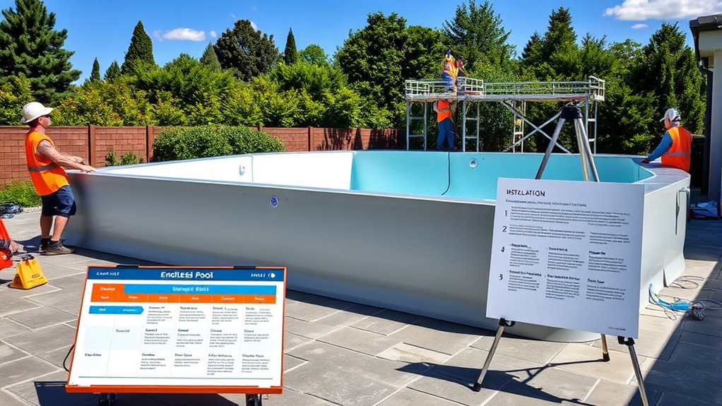 pool installation step by step