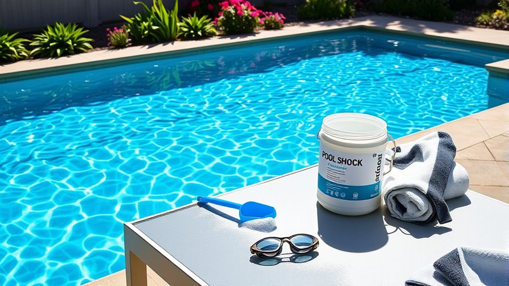 pool shock treatment schedule