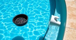 pool skimmer and return maintenance