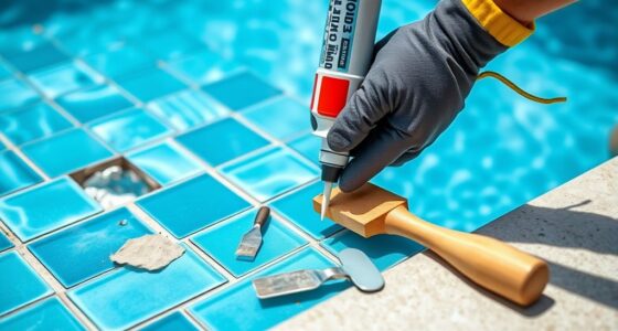 pool tile repair methods