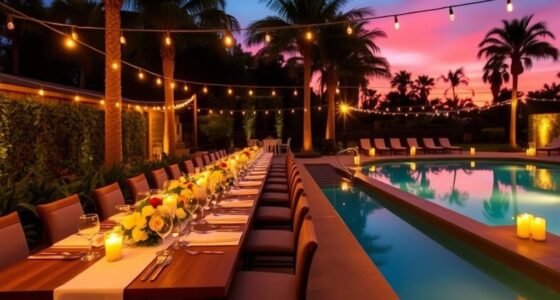 poolside outdoor dining tips