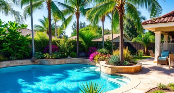 poolside planting design