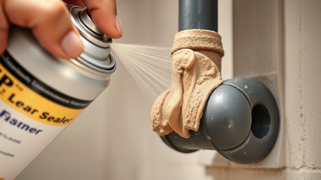 proper leak sealer application timing