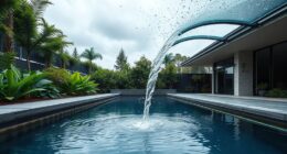rainwater pool water management