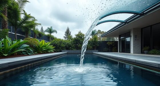 rainwater pool water management