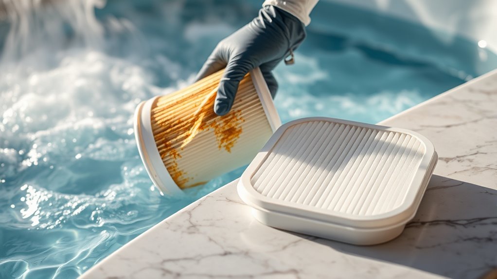 regular filter inspection and cleaning