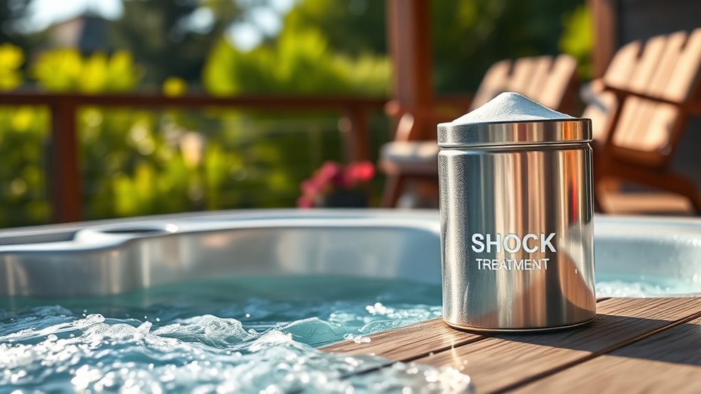 regular hot tub shock maintenance