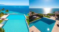 resort vs home pools
