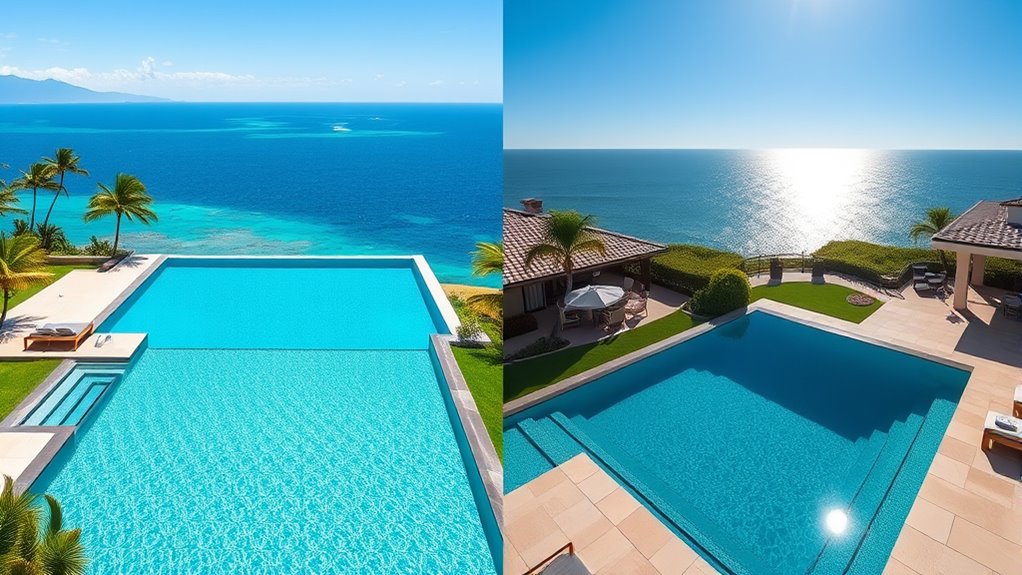 resort vs home pools
