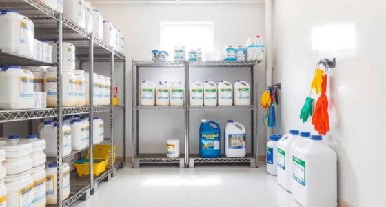 safe pool chemical storage