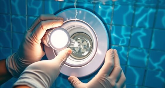 safely change pool bulb