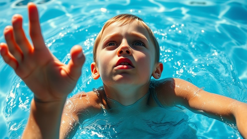 signs of drowning distress