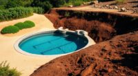 soil site pool design