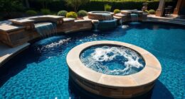 spa features in pools