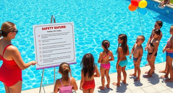 teach pool safety rules