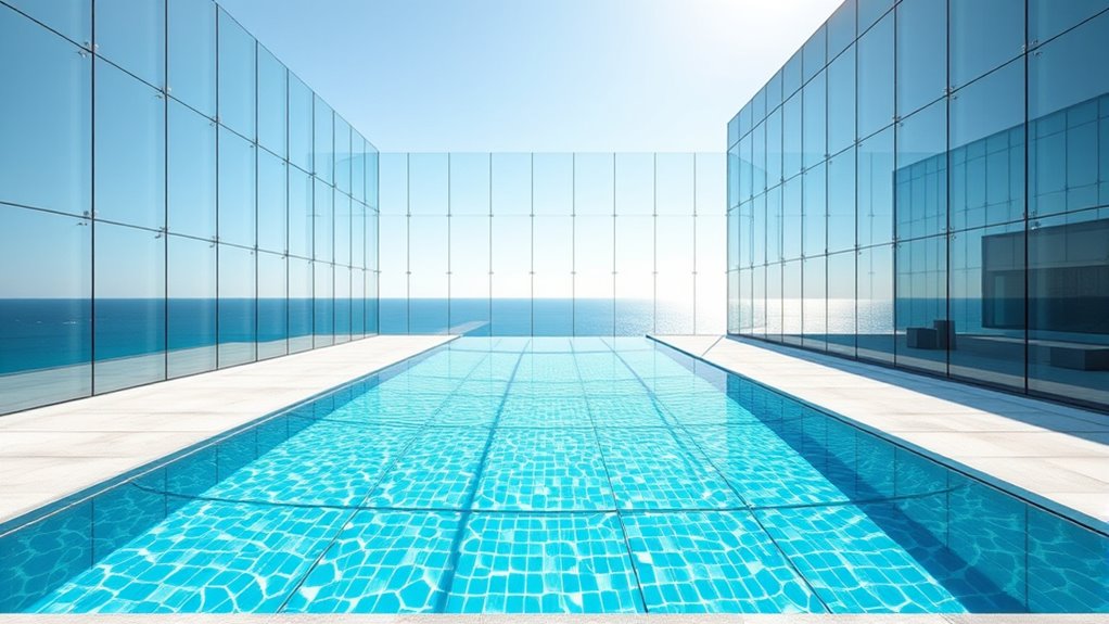 transparent pool wall innovation