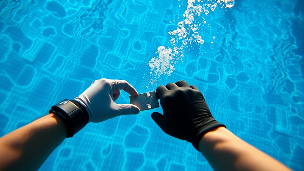 underwater above ground pool repair